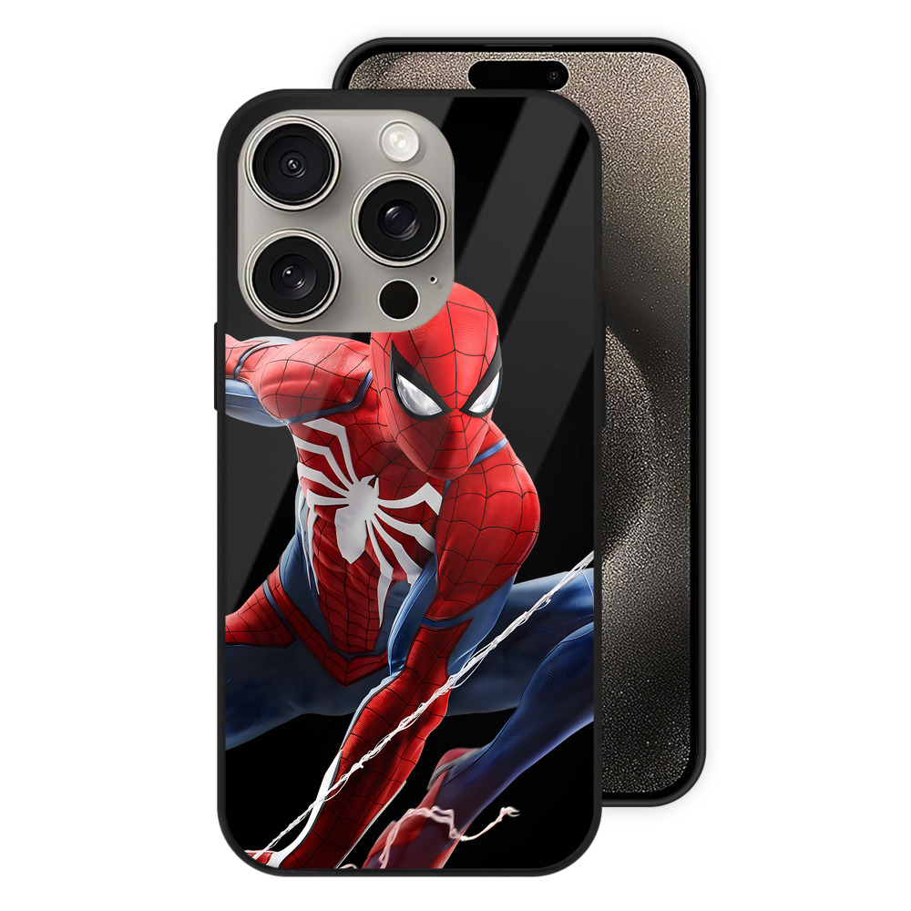 （画像用） アベンジャーズ The Avengers 【iPhone15Pro対応】スマホケース 耐衝撃＆黄変防止 背面ガラス