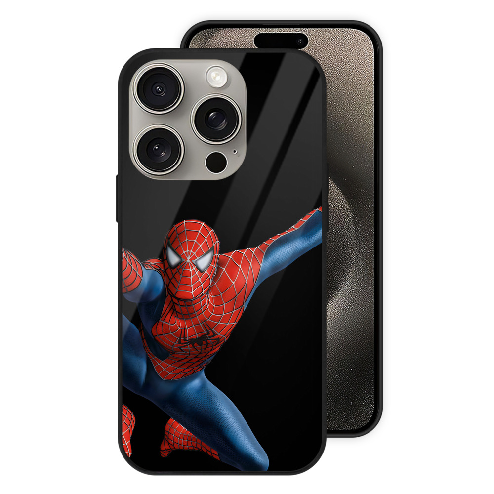 （画像用） アベンジャーズ The Avengers 【iPhone15Pro対応】スマホケース 耐衝撃＆黄変防止 背面ガラス