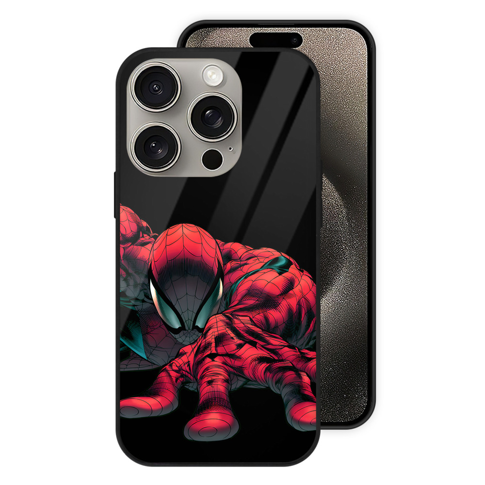 （画像用） アベンジャーズ The Avengers 【iPhone15Pro対応】スマホケース 耐衝撃＆黄変防止 背面ガラス