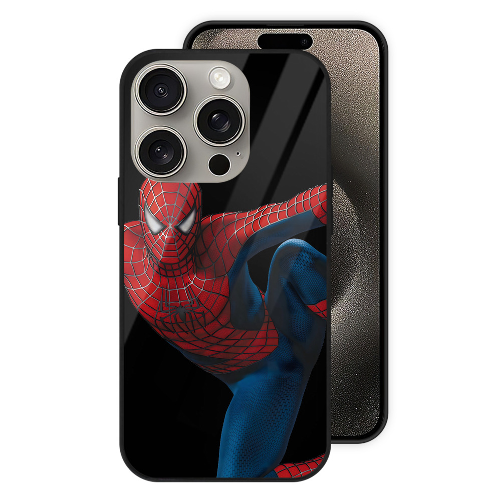 （画像用） アベンジャーズ The Avengers 【iPhone15Pro対応】スマホケース 耐衝撃＆黄変防止 背面ガラス