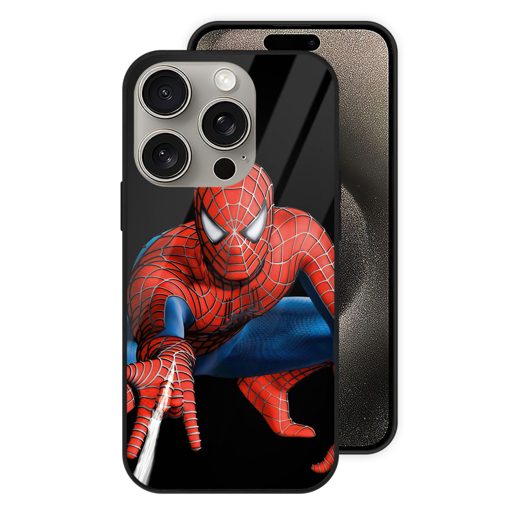 （画像用） アベンジャーズ The Avengers 【iPhone15Pro対応】スマホケース 耐衝撃＆黄変防止 背面ガラス