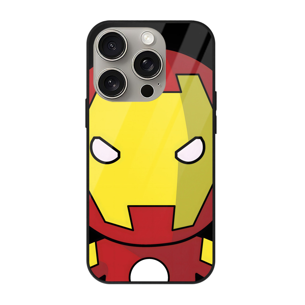（画像用） アベンジャーズ The Avengers 【iPhone15Pro対応】スマホケース 耐衝撃＆黄変防止 背面ガラス