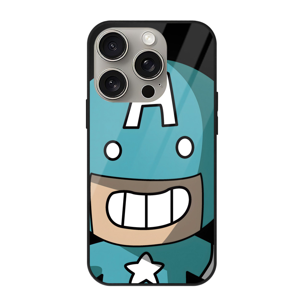 （画像用） アベンジャーズ The Avengers 【iPhone15Pro対応】スマホケース 耐衝撃＆黄変防止 背面ガラス