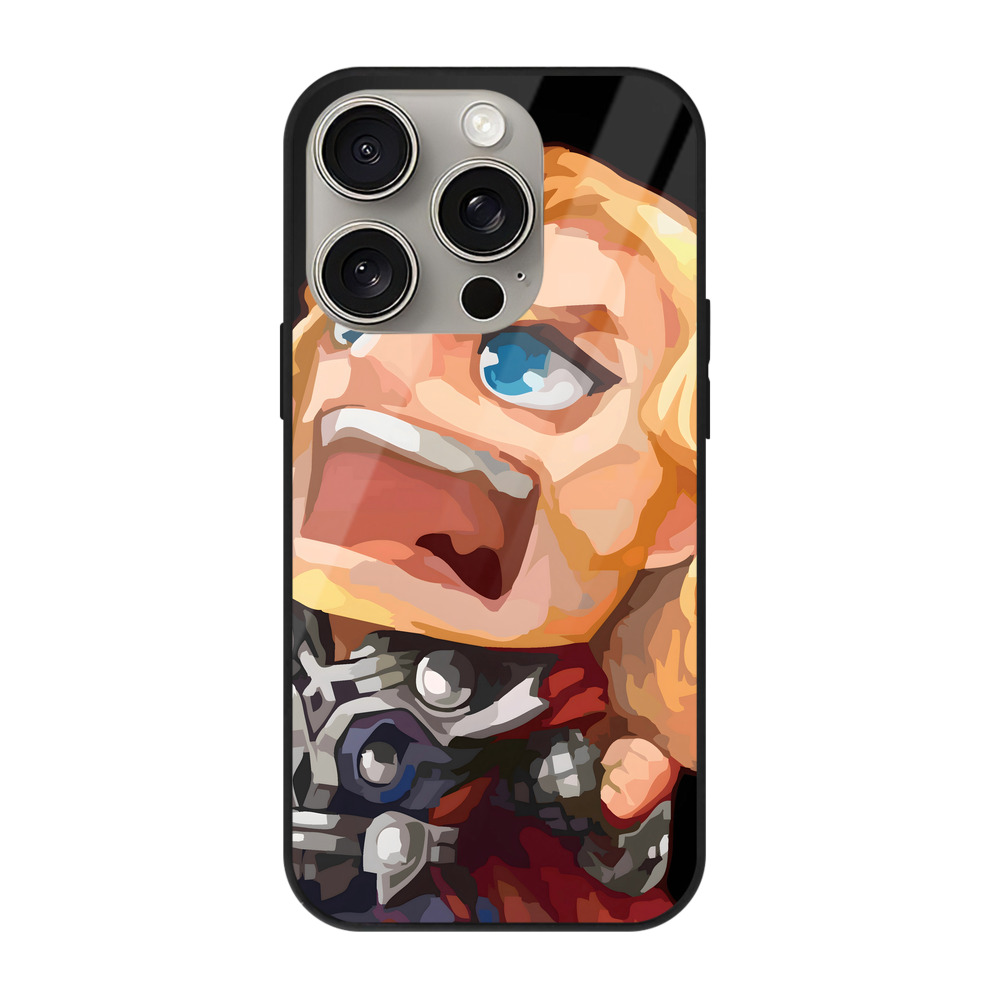 （画像用） アベンジャーズ The Avengers 【iPhone15Pro対応】スマホケース 耐衝撃＆黄変防止 背面ガラス