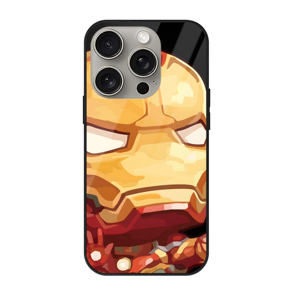 （画像用） アベンジャーズ The Avengers 【iPhone15Pro対応】スマホケース 耐衝撃＆黄変防止 背面ガラス