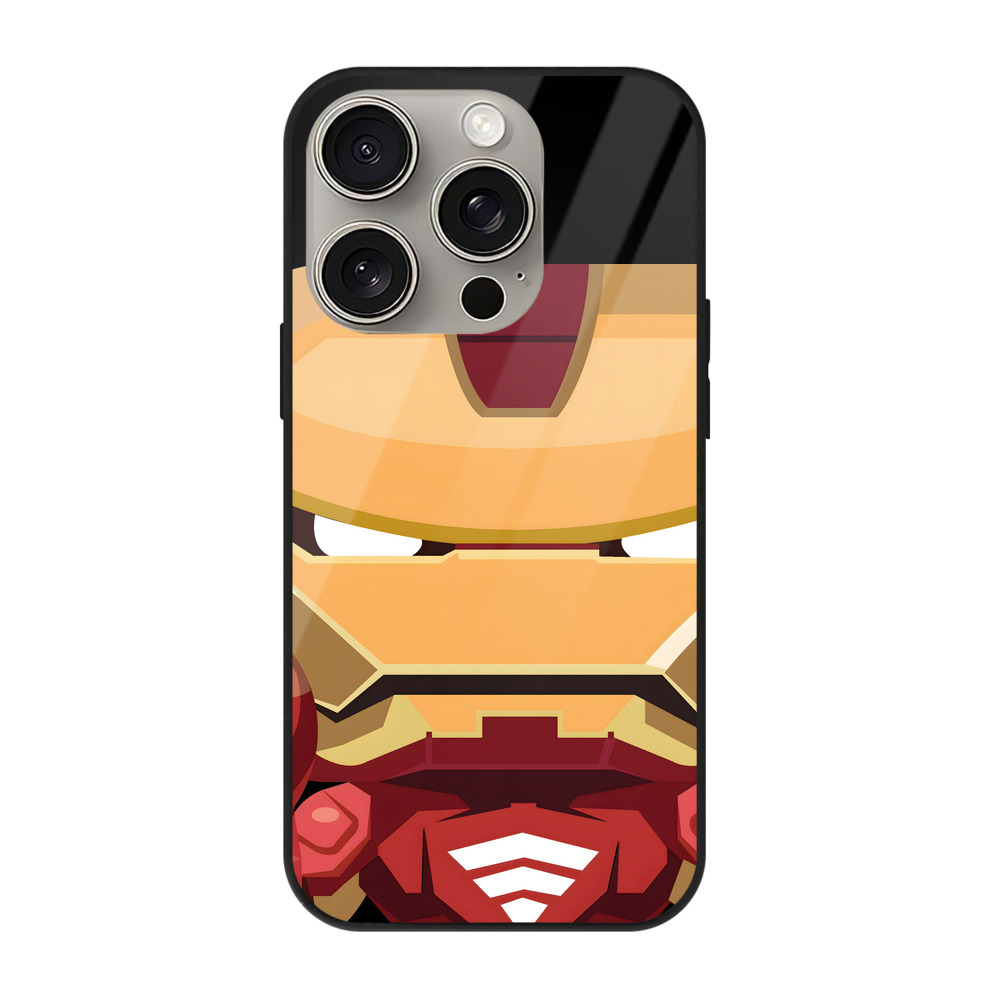 （画像用） アベンジャーズ The Avengers 【iPhone15Pro対応】スマホケース 耐衝撃＆黄変防止 背面ガラス