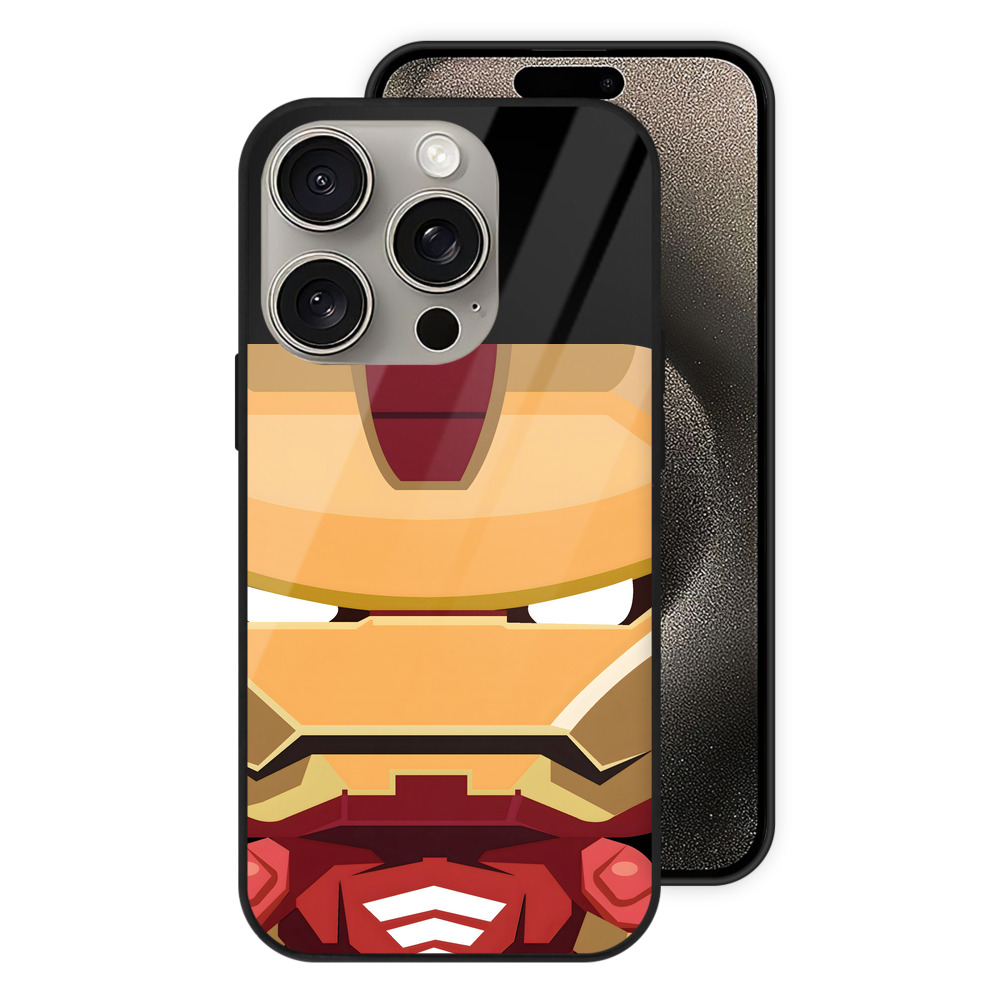 （画像用） アベンジャーズ The Avengers 【iPhone15Pro対応】スマホケース 耐衝撃＆黄変防止 背面ガラス