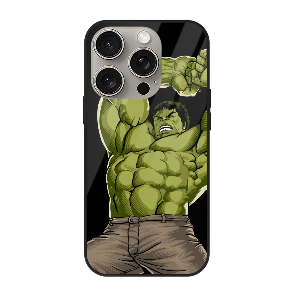 （画像用） アベンジャーズ The Avengers 【iPhone15Pro対応】スマホケース 耐衝撃＆黄変防止 背面ガラス