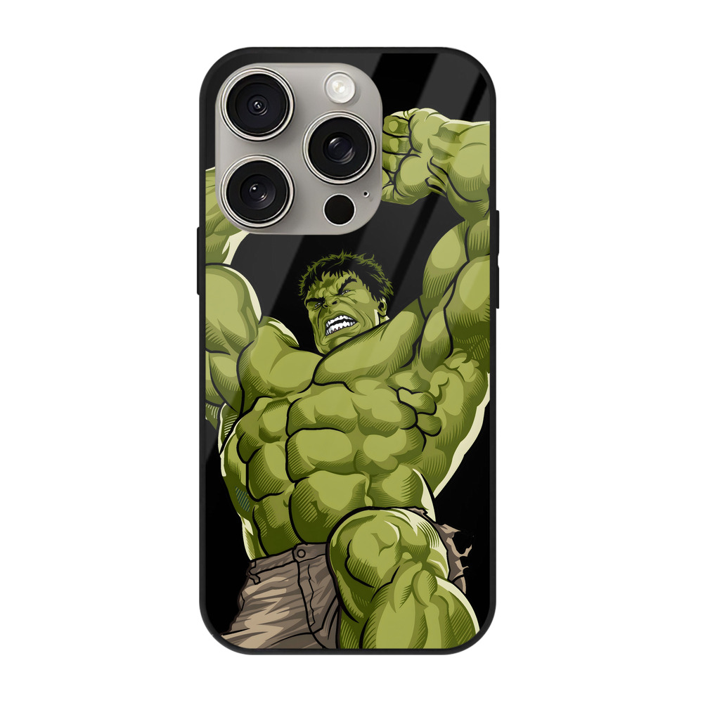 （画像用） アベンジャーズ The Avengers 【iPhone15Pro対応】スマホケース 耐衝撃＆黄変防止 背面ガラス