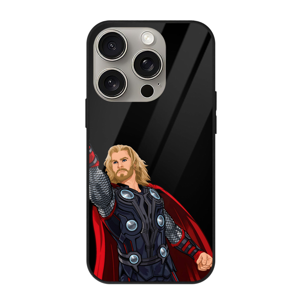 （画像用） アベンジャーズ The Avengers 【iPhone15Pro対応】スマホケース 耐衝撃＆黄変防止 背面ガラス