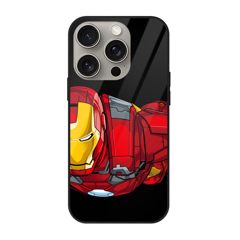 （画像用） アベンジャーズ The Avengers 【iPhone15Pro対応】スマホケース 耐衝撃＆黄変防止 背面ガラス