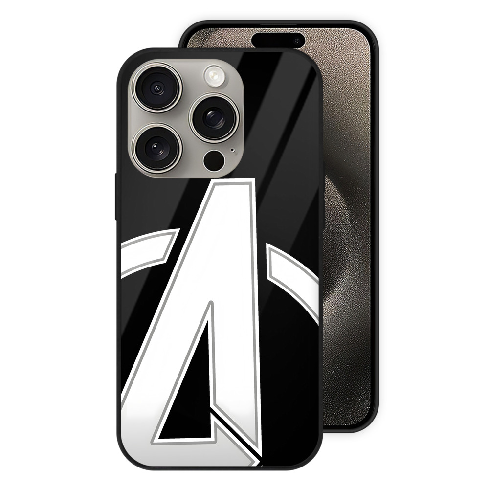 （画像用） アベンジャーズ The Avengers 【iPhone15Pro対応】スマホケース 耐衝撃＆黄変防止 背面ガラス