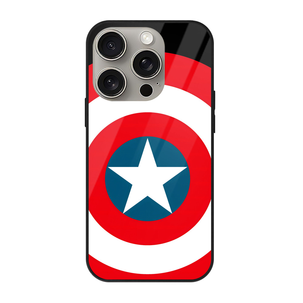 （画像用） アベンジャーズ The Avengers 【iPhone15Pro対応】スマホケース 耐衝撃＆黄変防止 背面ガラス