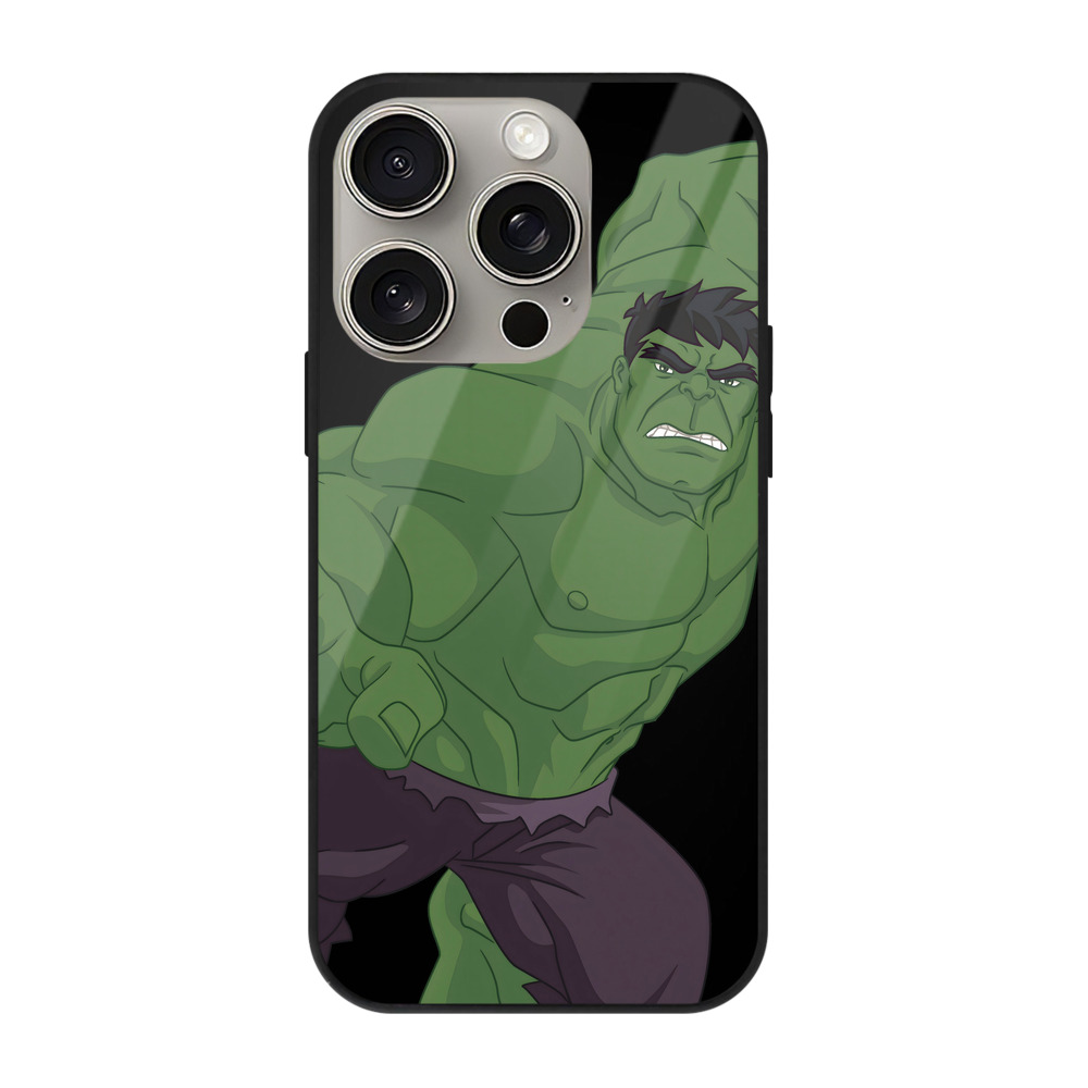 （画像用） アベンジャーズ The Avengers 【iPhone15Pro対応】スマホケース 耐衝撃＆黄変防止 背面ガラス