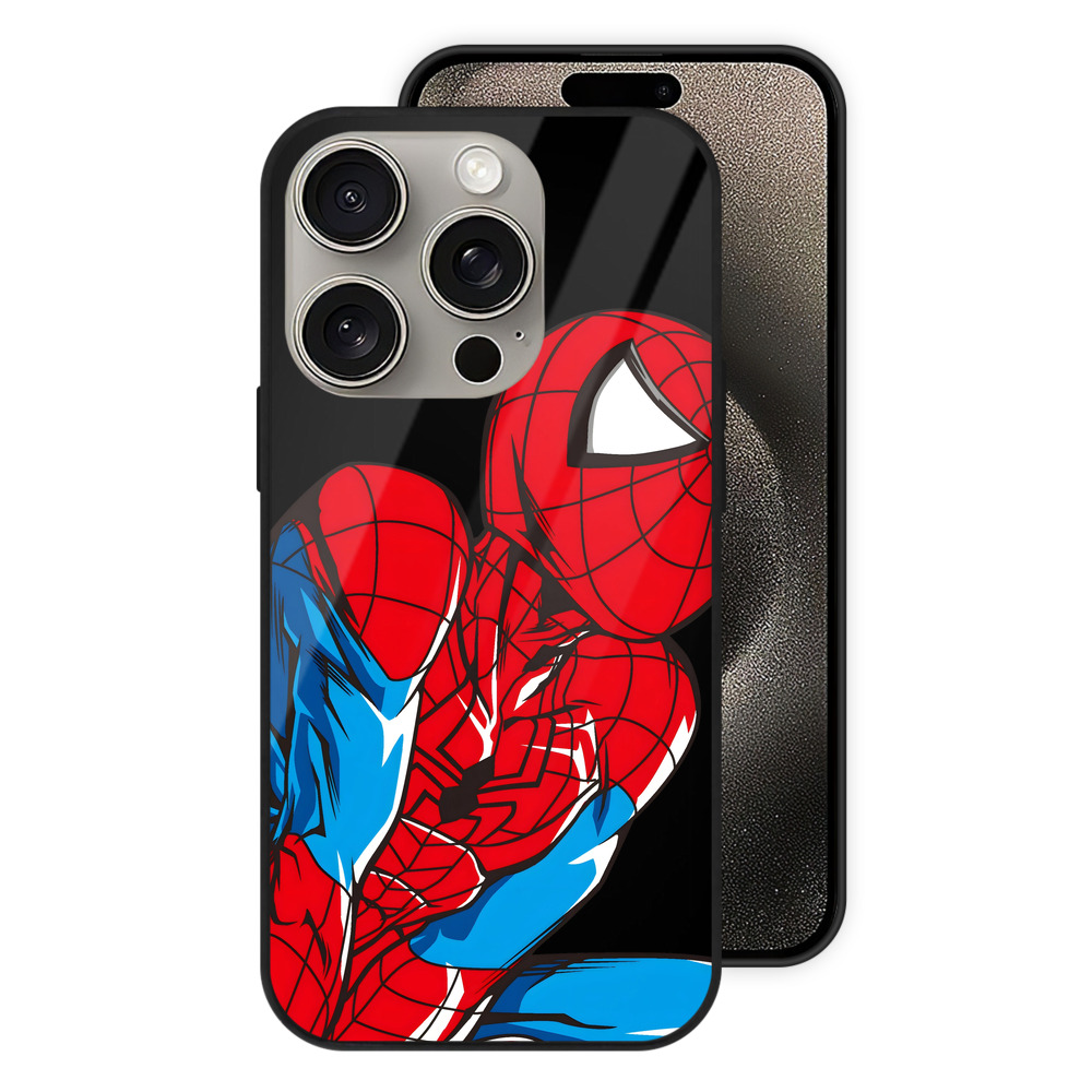 （画像用） アベンジャーズ The Avengers 【iPhone15Pro対応】スマホケース 耐衝撃＆黄変防止 背面ガラス