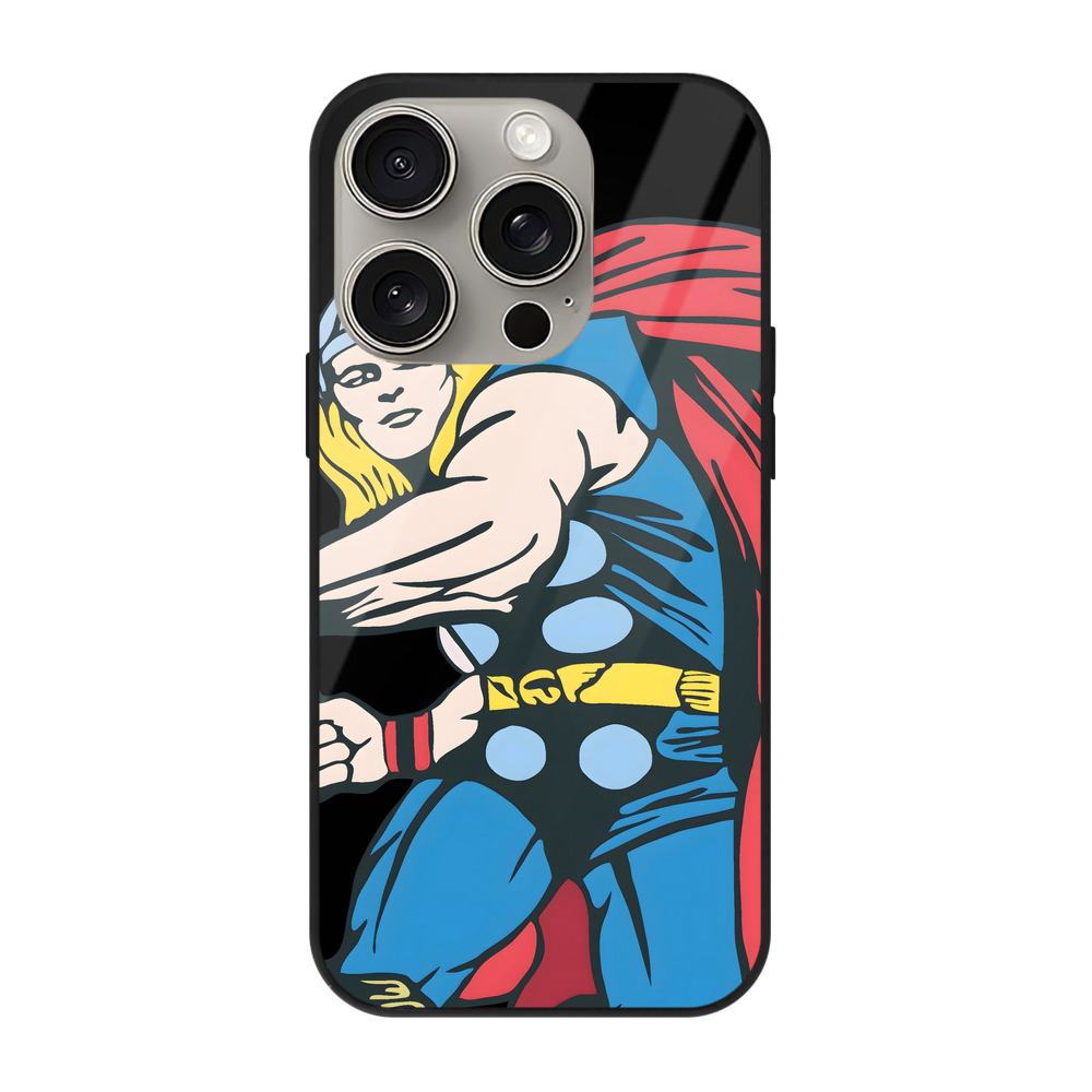 （画像用） アベンジャーズ The Avengers 【iPhone15Pro対応】スマホケース 耐衝撃＆黄変防止 背面ガラス