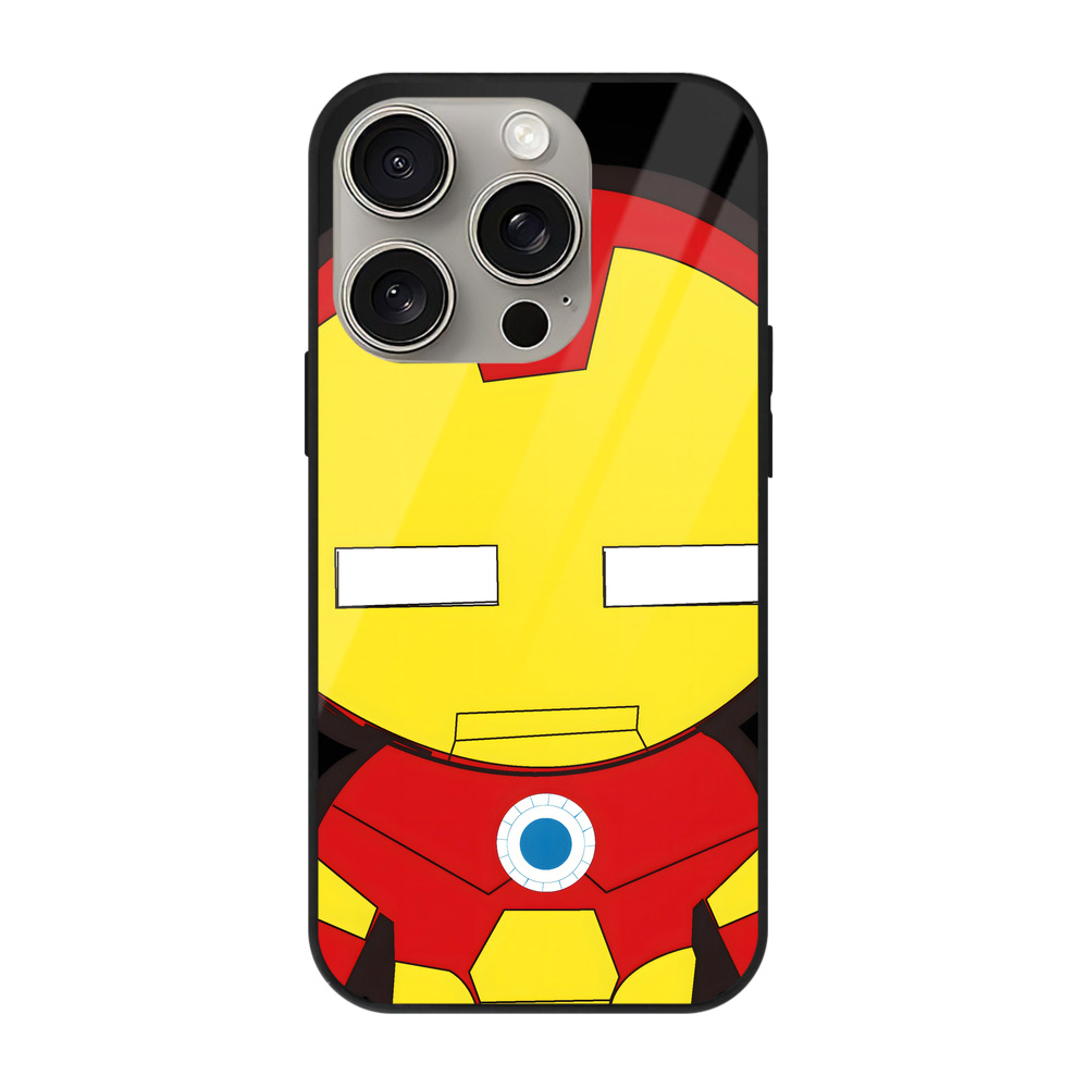 （画像用） アベンジャーズ The Avengers 【iPhone15Pro対応】スマホケース 耐衝撃＆黄変防止 背面ガラス