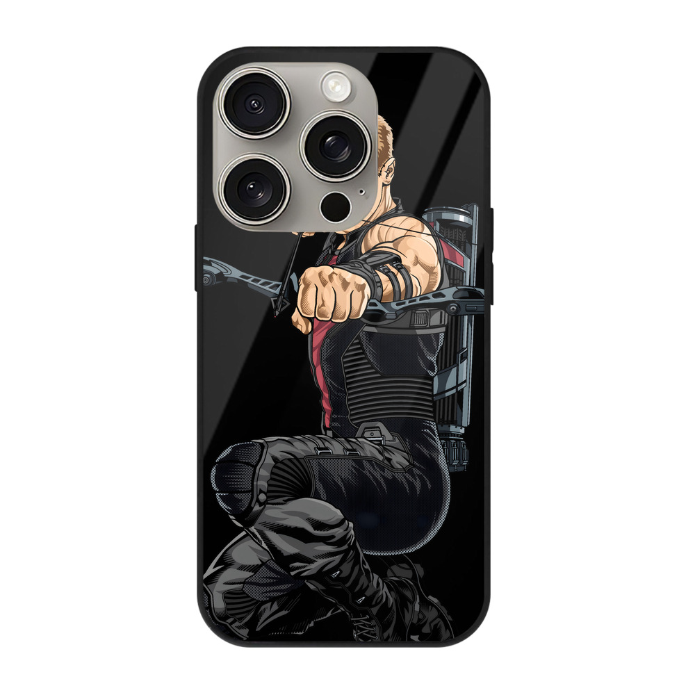 （画像用） アベンジャーズ The Avengers 【iPhone15Pro対応】スマホケース 耐衝撃＆黄変防止 背面ガラス