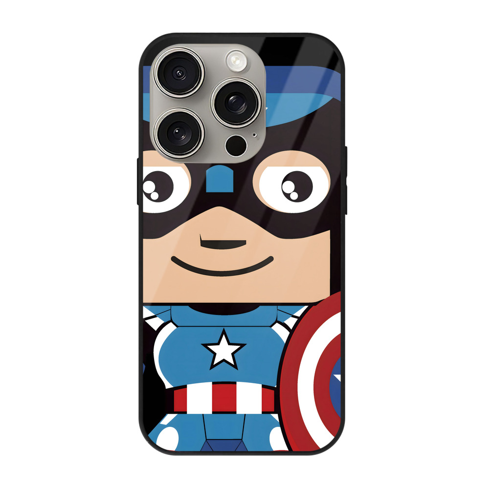 （画像用） アベンジャーズ The Avengers 【iPhone15Pro対応】スマホケース 耐衝撃＆黄変防止 背面ガラス