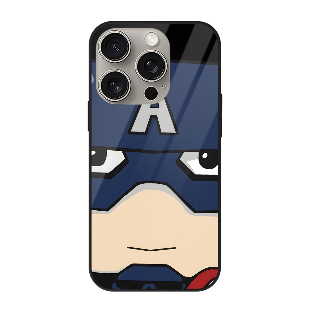 （画像用） アベンジャーズ The Avengers 【iPhone15Pro対応】スマホケース 耐衝撃＆黄変防止 背面ガラス