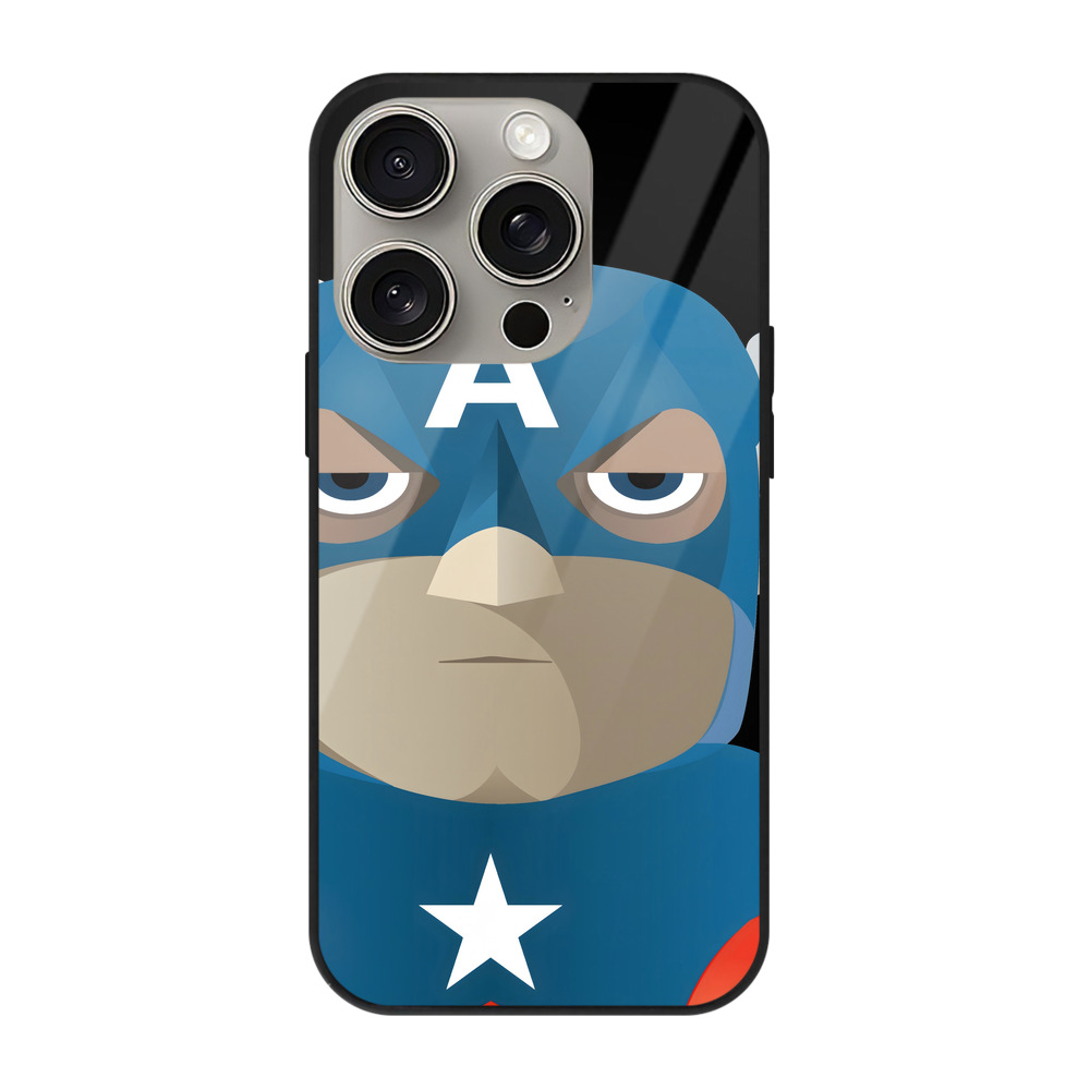 （画像用） アベンジャーズ The Avengers 【iPhone15Pro対応】スマホケース 耐衝撃＆黄変防止 背面ガラス
