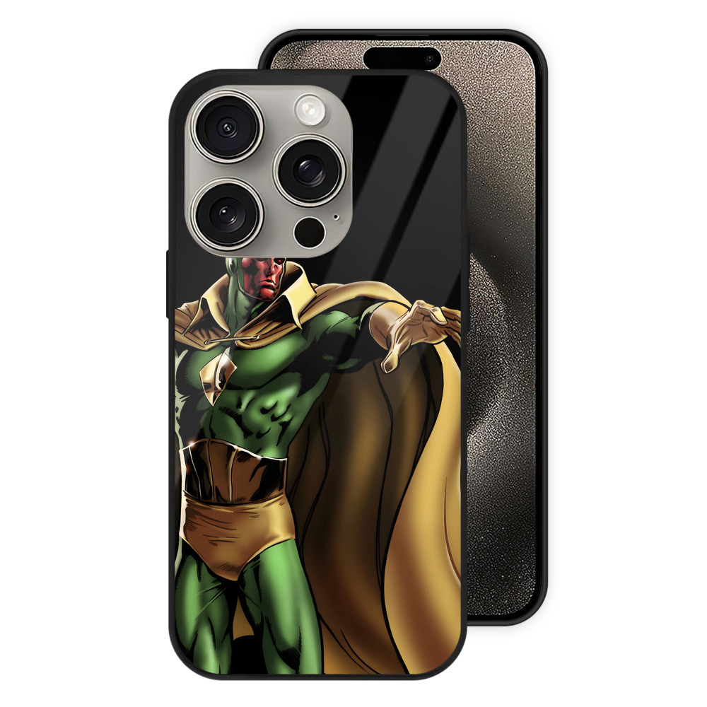 （画像用） アベンジャーズ The Avengers 【iPhone15Pro対応】スマホケース 耐衝撃＆黄変防止 背面ガラス