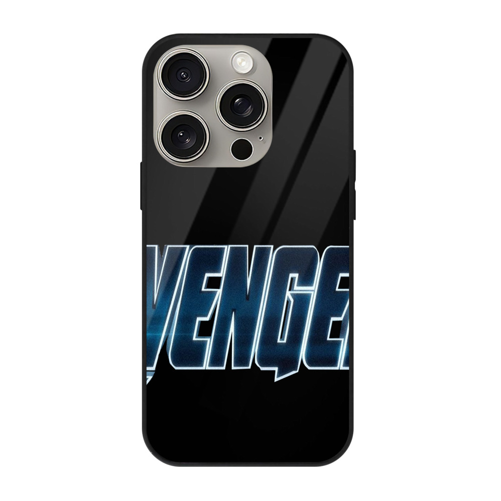 （画像用） アベンジャーズ The Avengers 【iPhone15Pro対応】スマホケース 耐衝撃＆黄変防止 背面ガラス