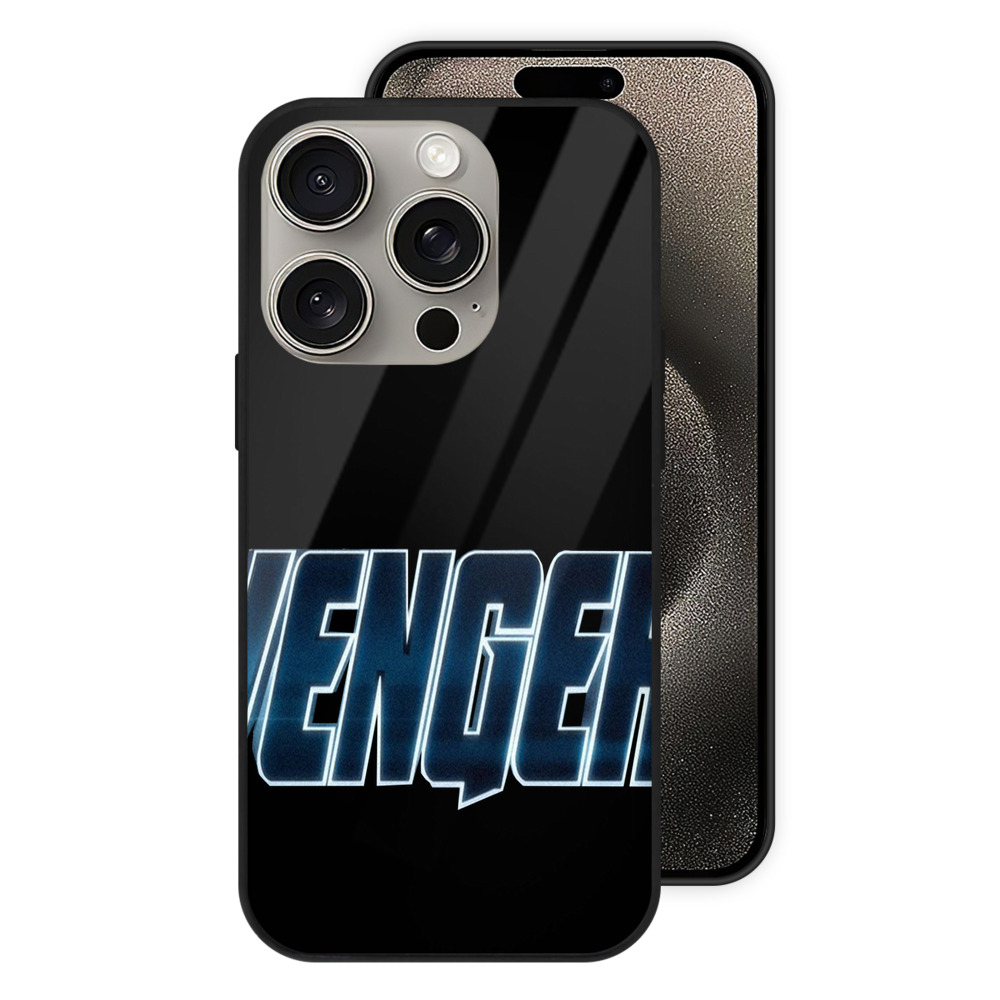 （画像用） アベンジャーズ The Avengers 【iPhone15Pro対応】スマホケース 耐衝撃＆黄変防止 背面ガラス