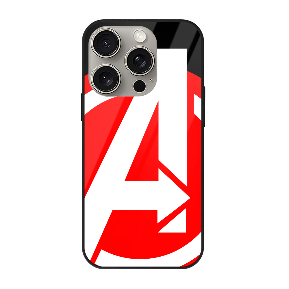 （画像用） アベンジャーズ The Avengers 【iPhone15Pro対応】スマホケース 耐衝撃＆黄変防止 背面ガラス