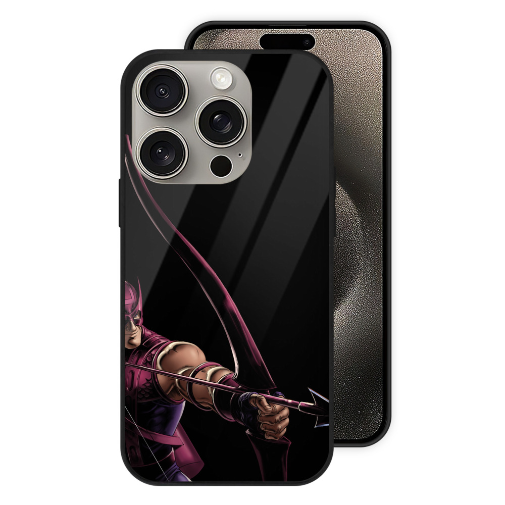 （画像用） アベンジャーズ The Avengers 【iPhone15Pro対応】スマホケース 耐衝撃＆黄変防止 背面ガラス