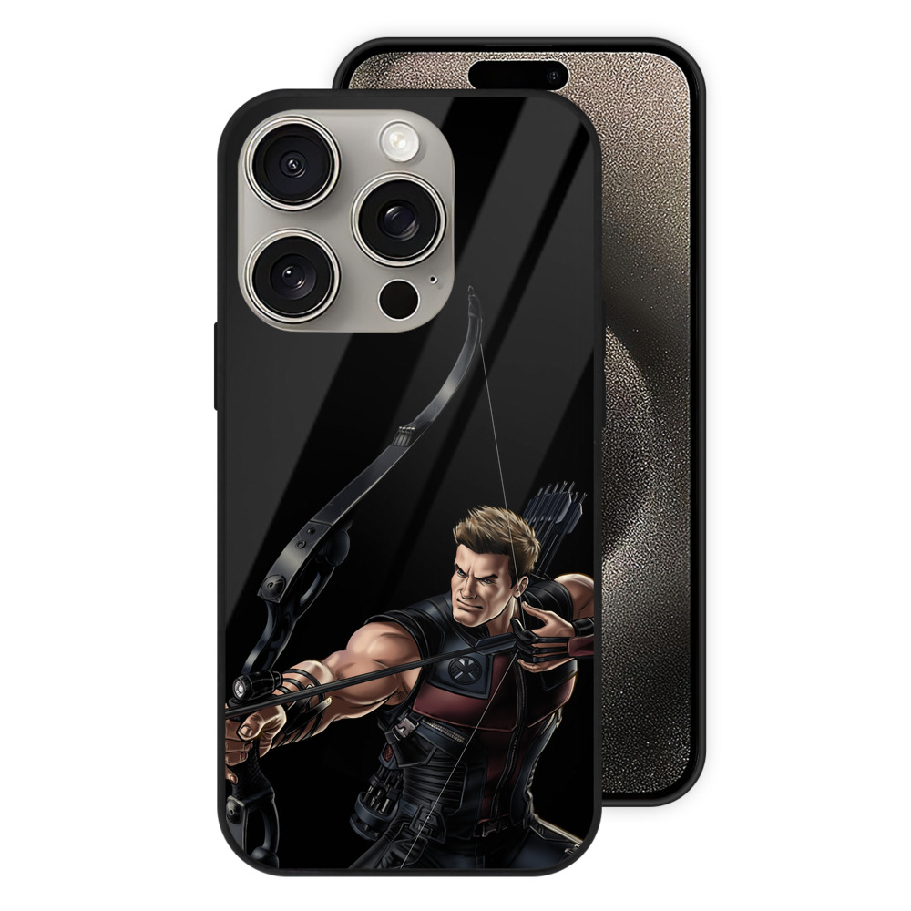（画像用） アベンジャーズ The Avengers 【iPhone15Pro対応】スマホケース 耐衝撃＆黄変防止 背面ガラス