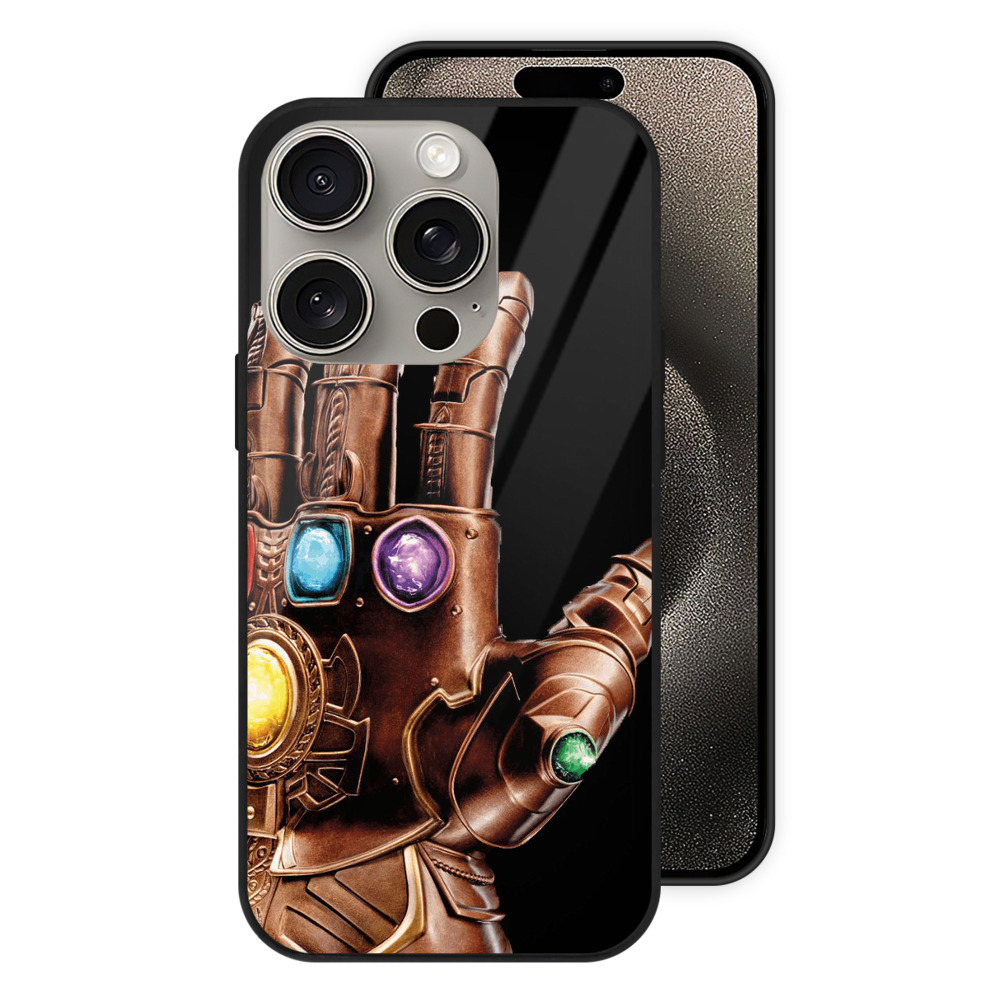 （画像用） アベンジャーズ The Avengers 【iPhone15Pro対応】スマホケース 耐衝撃＆黄変防止 背面ガラス