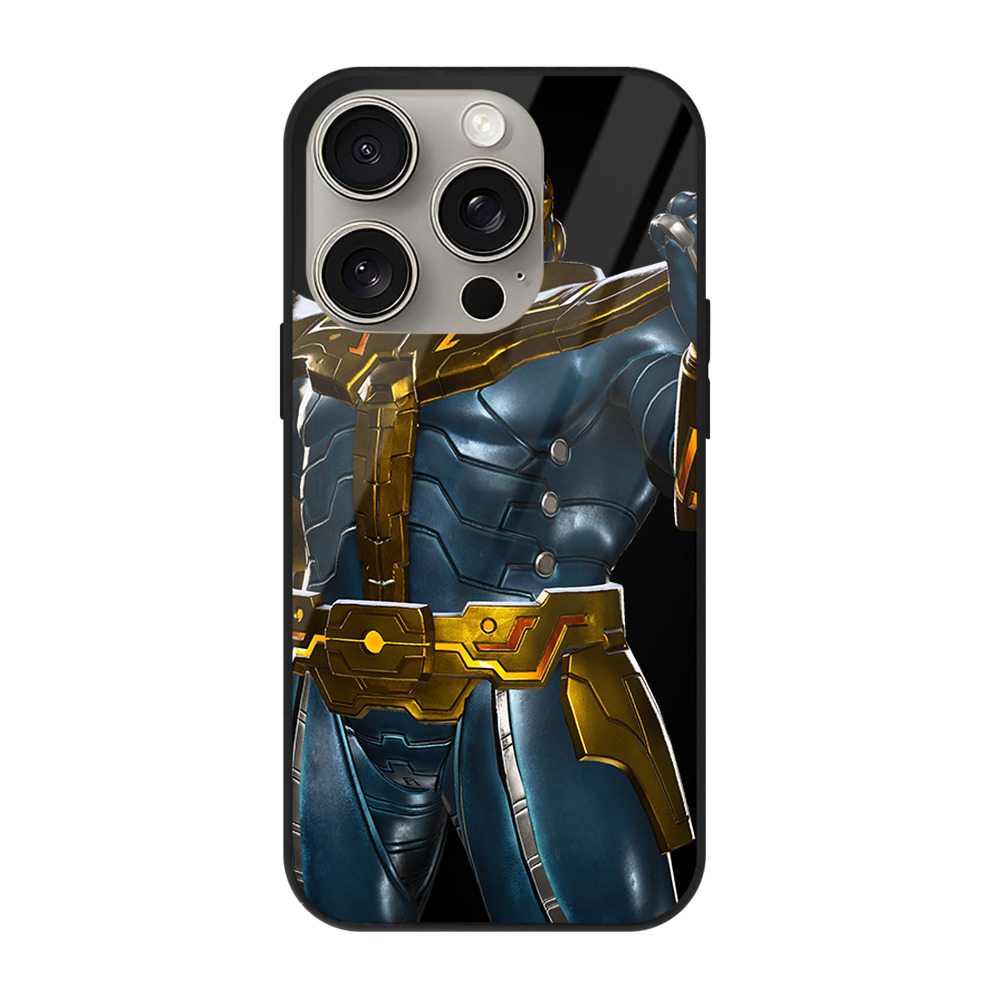 （画像用） アベンジャーズ The Avengers 【iPhone15Pro対応】スマホケース 耐衝撃＆黄変防止 背面ガラス