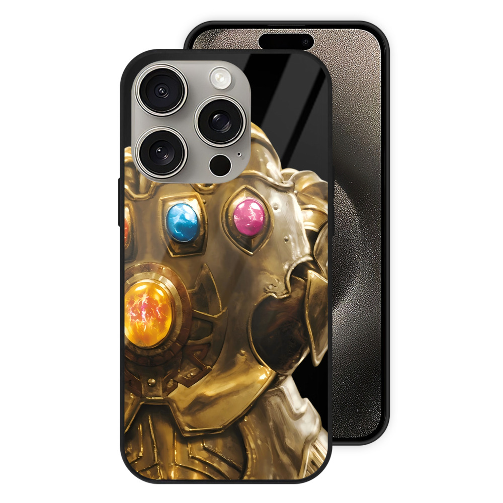 （画像用） アベンジャーズ The Avengers 【iPhone15Pro対応】スマホケース 耐衝撃＆黄変防止 背面ガラス