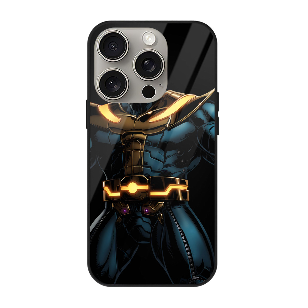 （画像用） アベンジャーズ The Avengers 【iPhone15Pro対応】スマホケース 耐衝撃＆黄変防止 背面ガラス