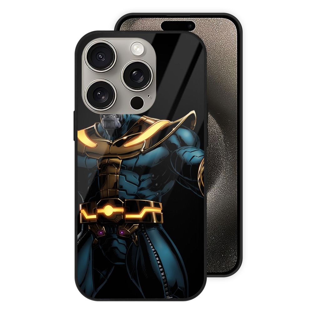 （画像用） アベンジャーズ The Avengers 【iPhone15Pro対応】スマホケース 耐衝撃＆黄変防止 背面ガラス