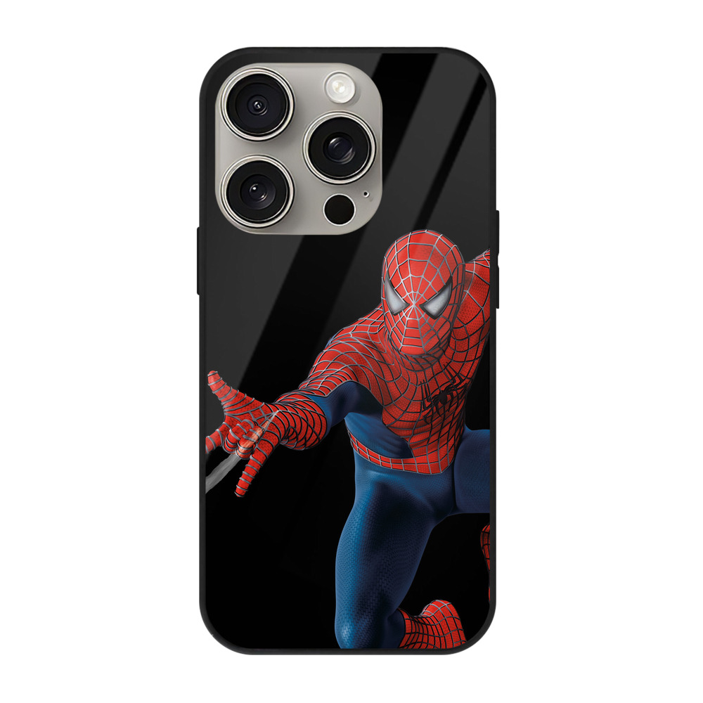 （画像用） アベンジャーズ The Avengers 【iPhone15Pro対応】スマホケース 耐衝撃＆黄変防止 背面ガラス
