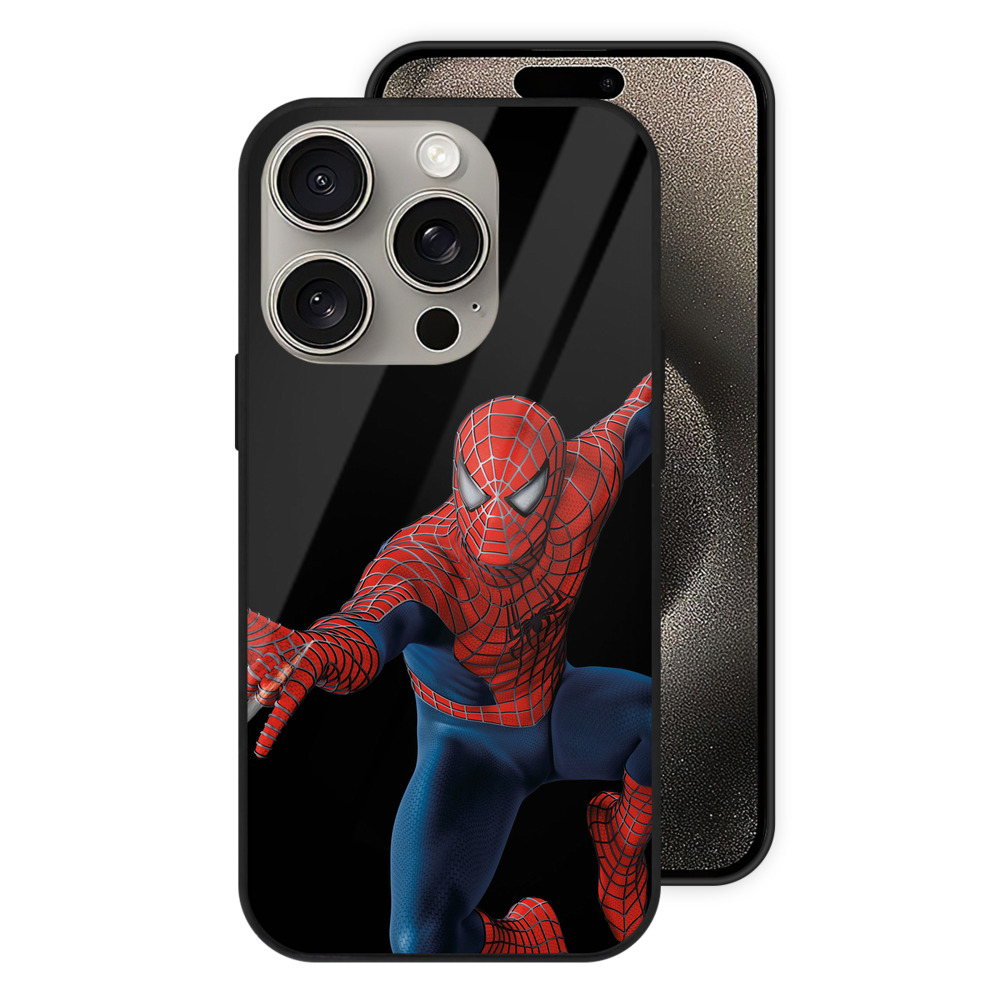 （画像用） アベンジャーズ The Avengers 【iPhone15Pro対応】スマホケース 耐衝撃＆黄変防止 背面ガラス