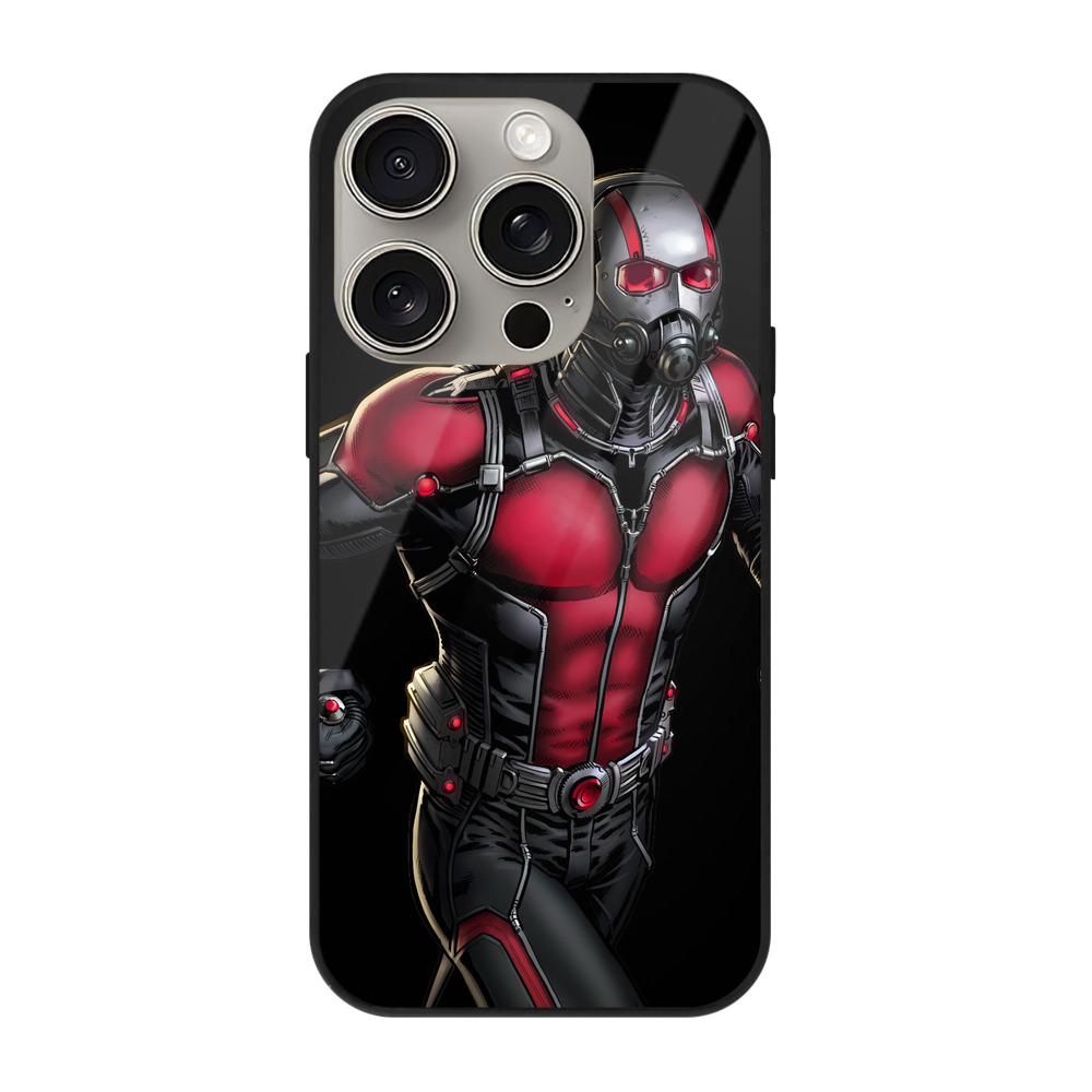 （画像用） アベンジャーズ The Avengers 【iPhone15Pro対応】スマホケース 耐衝撃＆黄変防止 背面ガラス