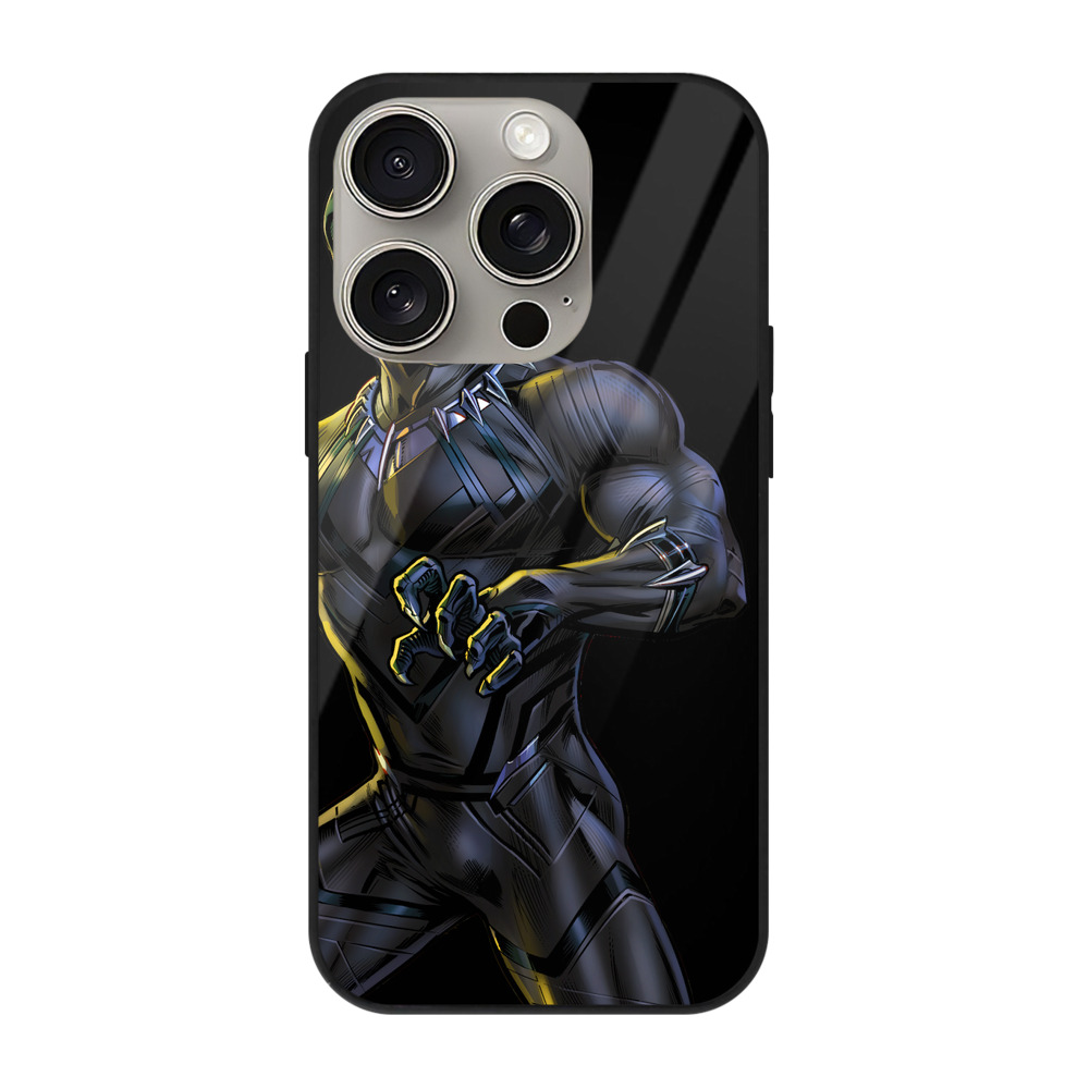 （画像用） アベンジャーズ The Avengers 【iPhone15Pro対応】スマホケース 耐衝撃＆黄変防止 背面ガラス