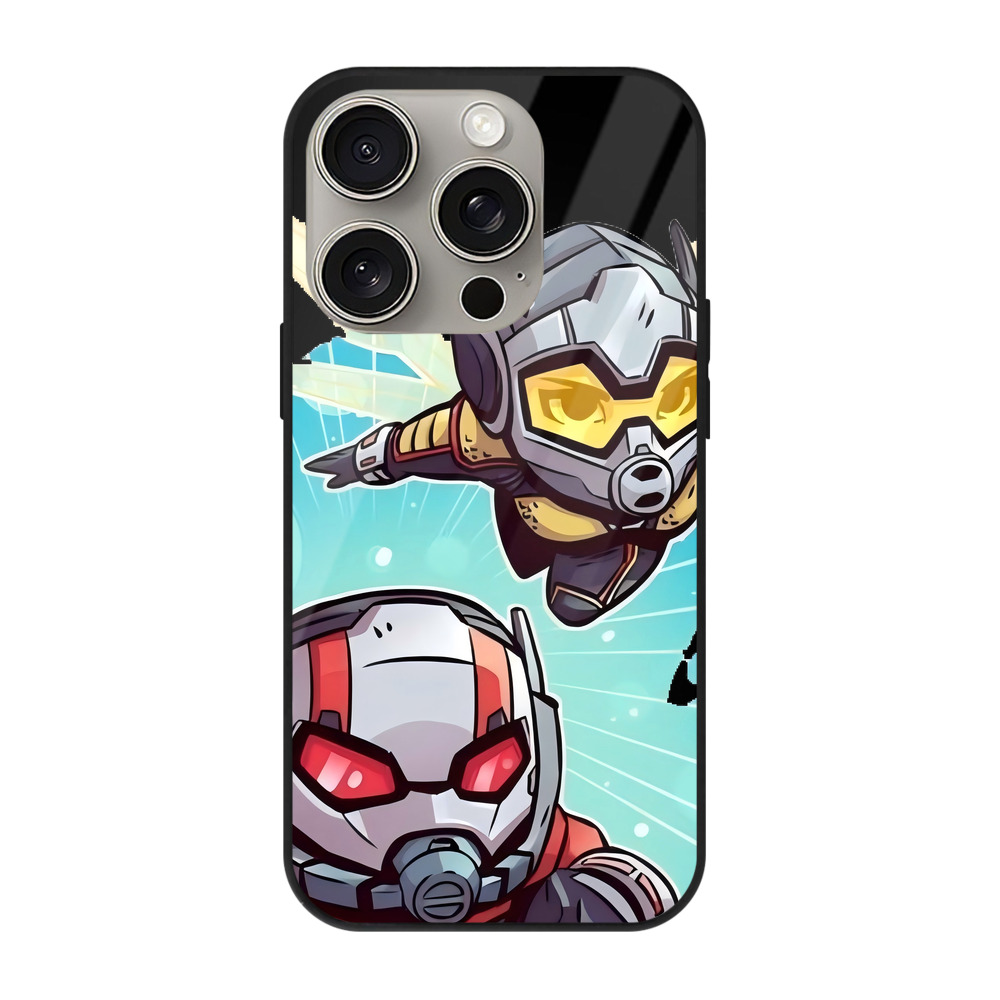 （画像用） アベンジャーズ The Avengers 【iPhone15Pro対応】スマホケース 耐衝撃＆黄変防止 背面ガラス