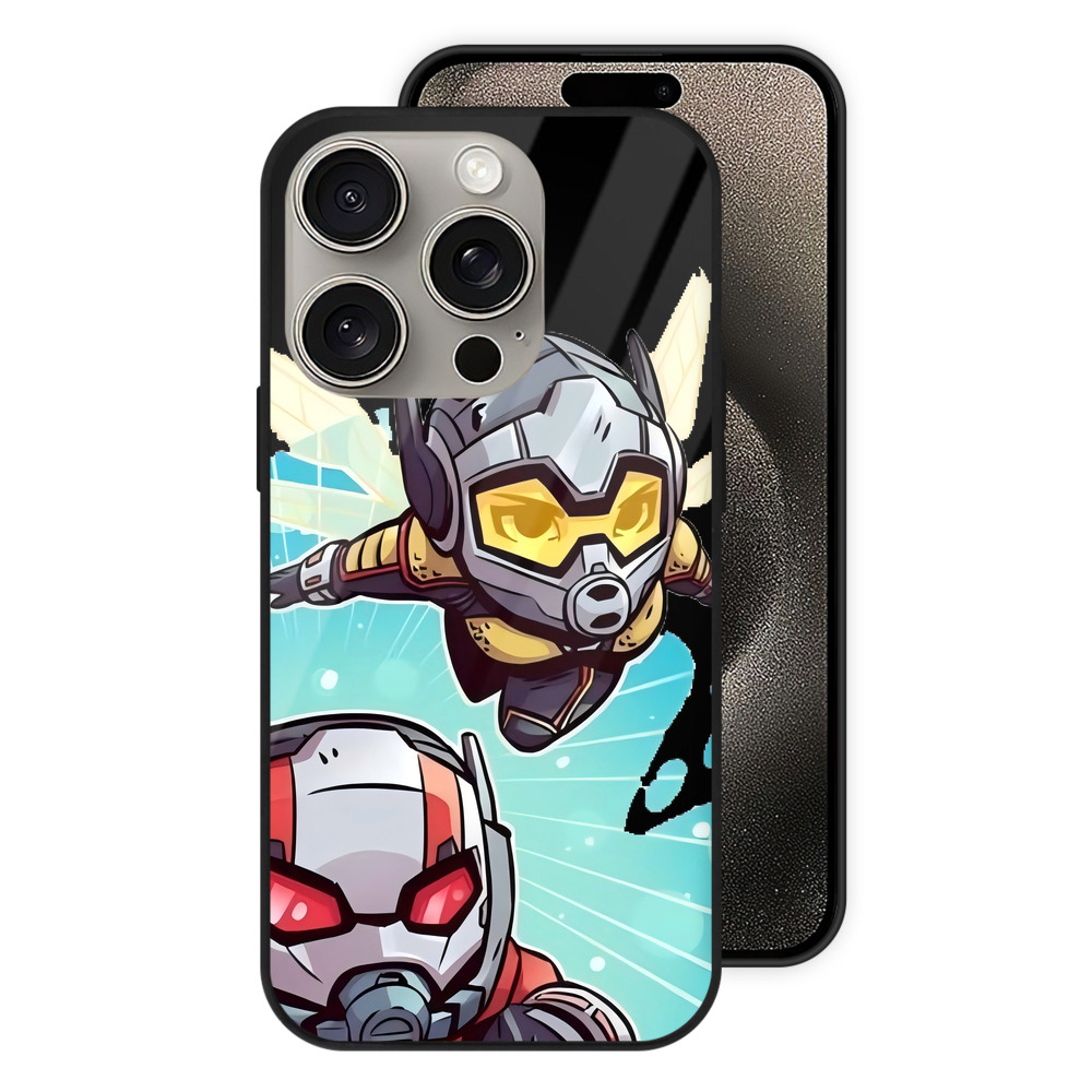 （画像用） アベンジャーズ The Avengers 【iPhone15Pro対応】スマホケース 耐衝撃＆黄変防止 背面ガラス