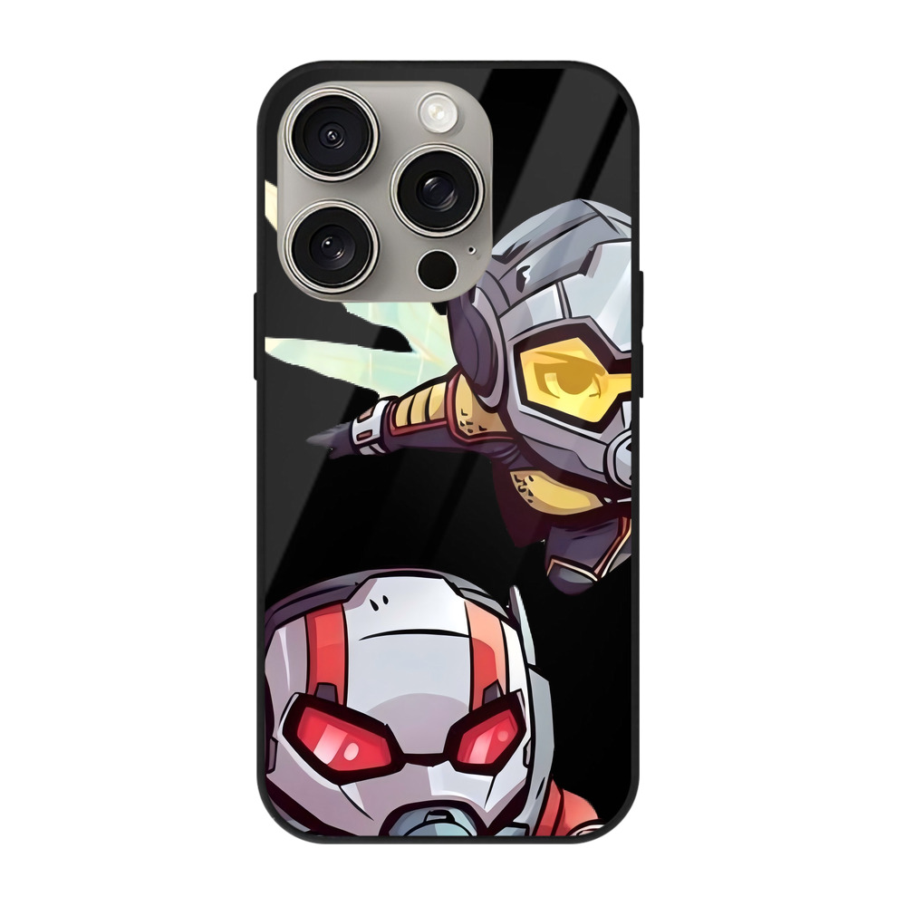 （画像用） アベンジャーズ The Avengers 【iPhone15Pro対応】スマホケース 耐衝撃＆黄変防止 背面ガラス