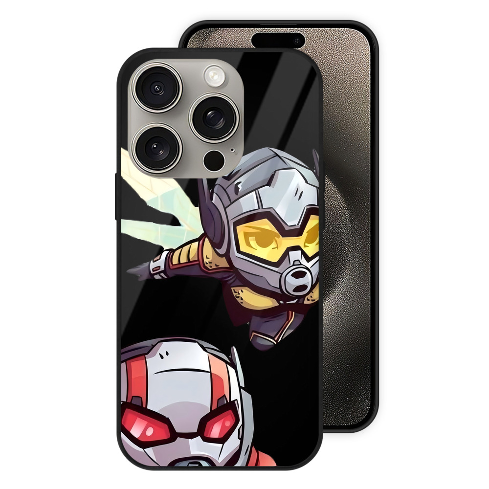 （画像用） アベンジャーズ The Avengers 【iPhone15Pro対応】スマホケース 耐衝撃＆黄変防止 背面ガラス