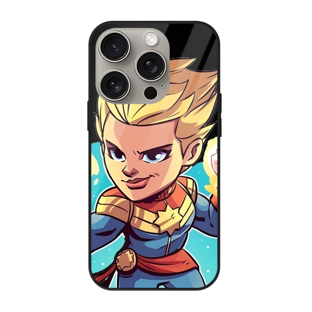 （画像用） アベンジャーズ The Avengers 【iPhone15Pro対応】スマホケース 耐衝撃＆黄変防止 背面ガラス