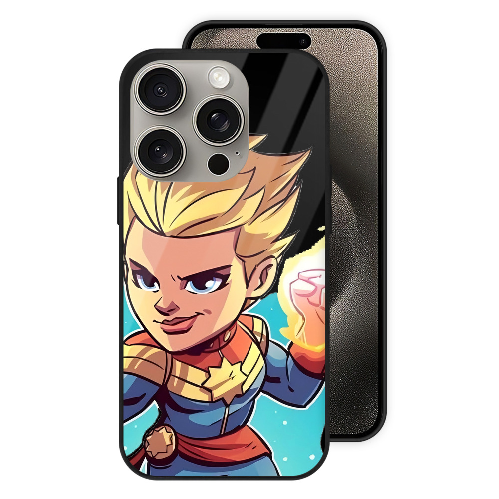 （画像用） アベンジャーズ The Avengers 【iPhone15Pro対応】スマホケース 耐衝撃＆黄変防止 背面ガラス