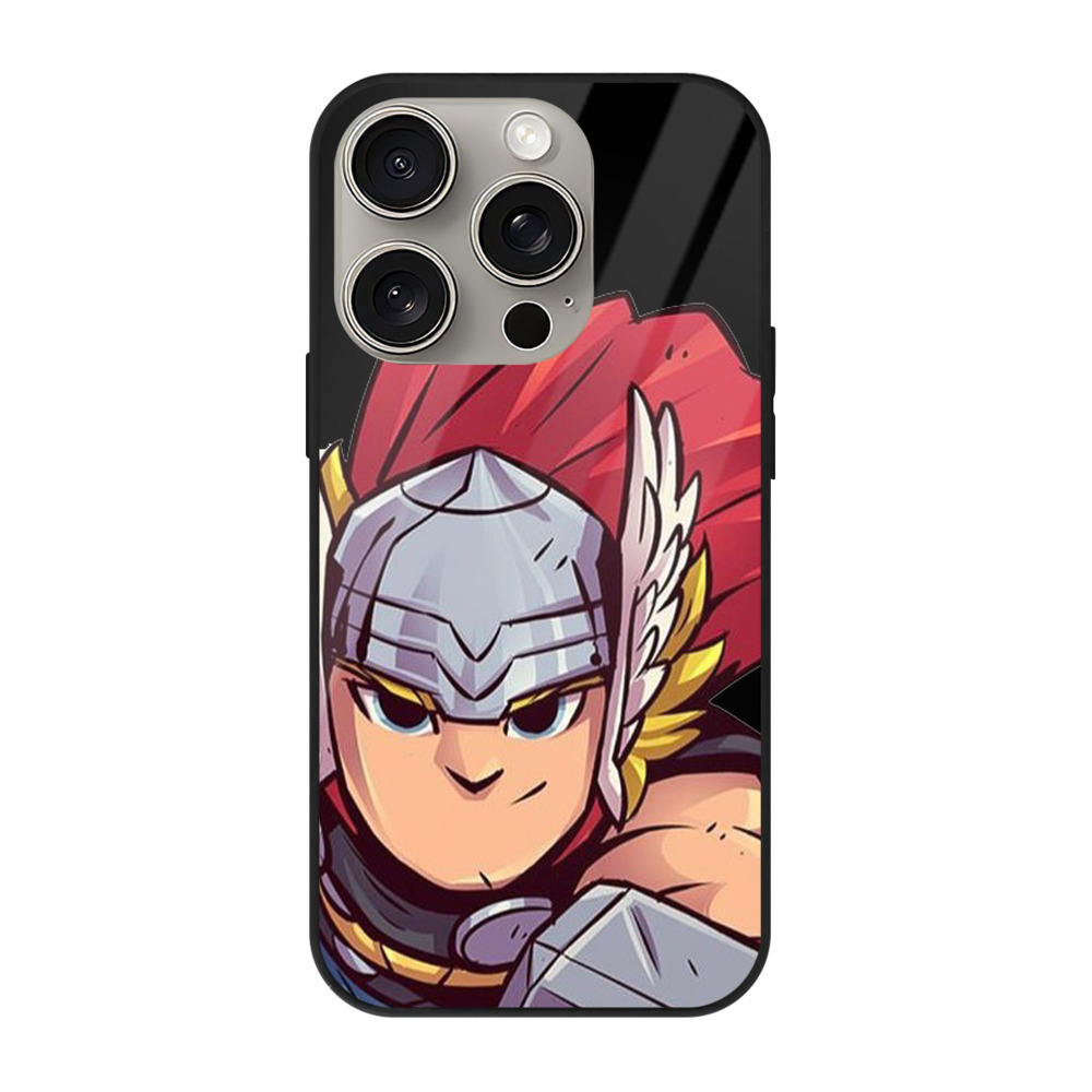 （画像用） アベンジャーズ The Avengers 【iPhone15Pro対応】スマホケース 耐衝撃＆黄変防止 背面ガラス