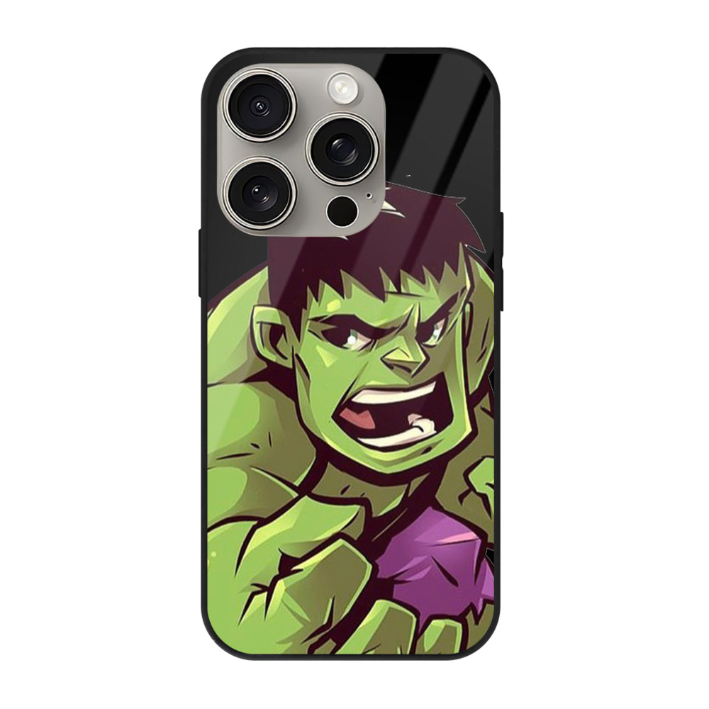 （画像用） アベンジャーズ The Avengers 【iPhone15Pro対応】スマホケース 耐衝撃＆黄変防止 背面ガラス