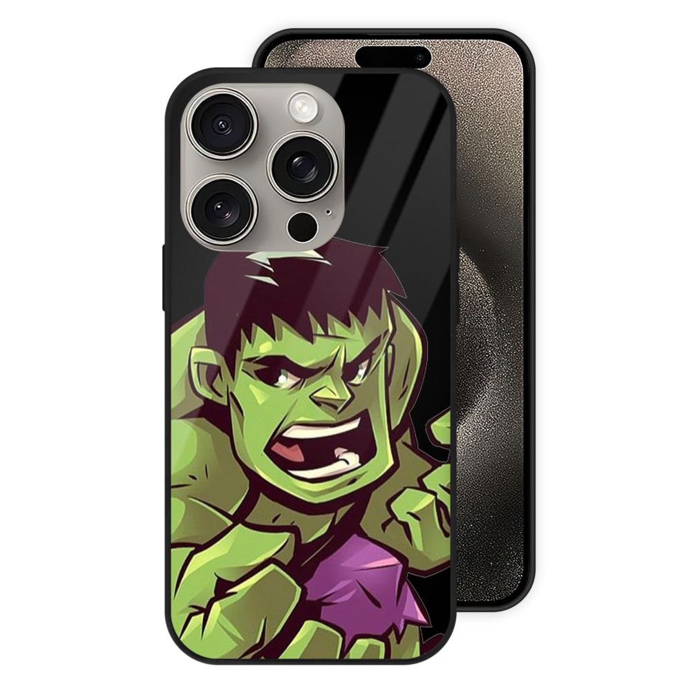 （画像用） アベンジャーズ The Avengers 【iPhone15Pro対応】スマホケース 耐衝撃＆黄変防止 背面ガラス