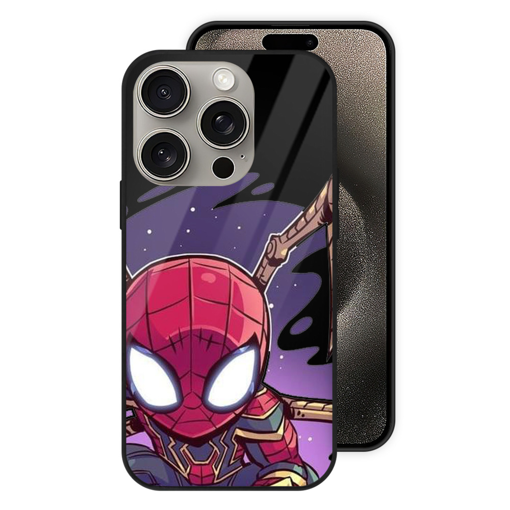 （画像用） アベンジャーズ The Avengers 【iPhone15Pro対応】スマホケース 耐衝撃＆黄変防止 背面ガラス